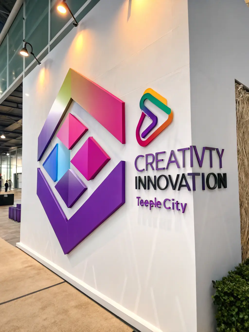 A creative logo design concept with a unique brand identity, reflecting the values and personality of Evian Solutions.